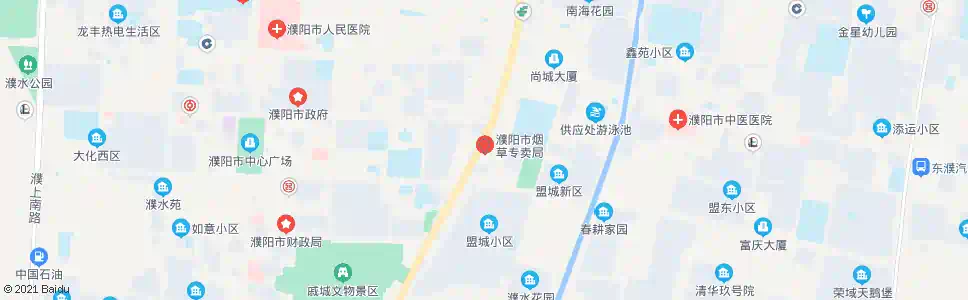 濮阳烟草公司_公交站地图_濮阳公交_妙搜公交查询2025