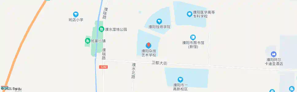 濮阳杂技学校_公交站地图_濮阳公交_妙搜公交查询2025