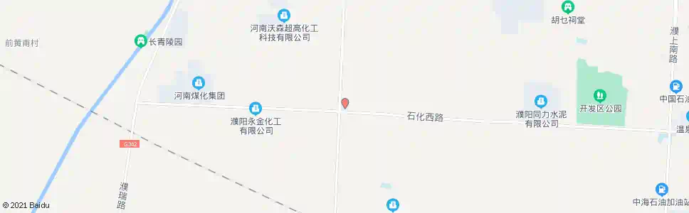 濮阳石化路口(石化路)_公交站地图_濮阳公交_妙搜公交查询2025