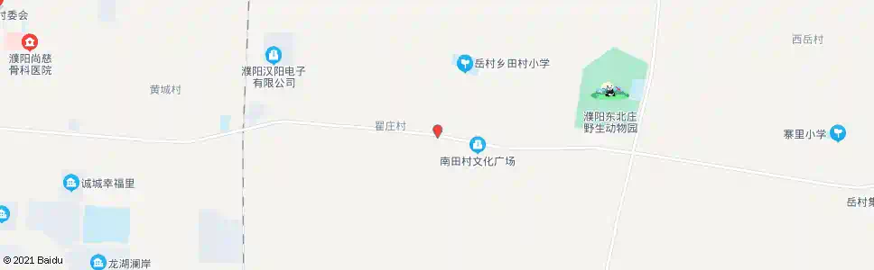 濮阳田村_公交站地图_濮阳公交_妙搜公交查询2025