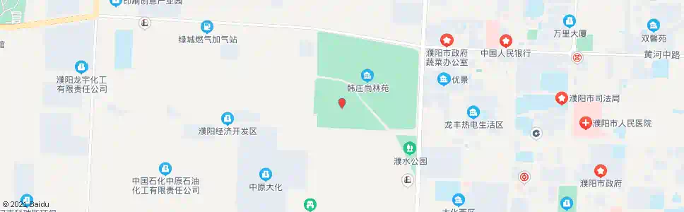 濮阳西环公园_公交站地图_濮阳公交_妙搜公交查询2025