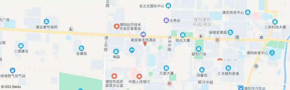 濮阳紫东花园_公交站地图_濮阳公交_妙搜公交查询2025