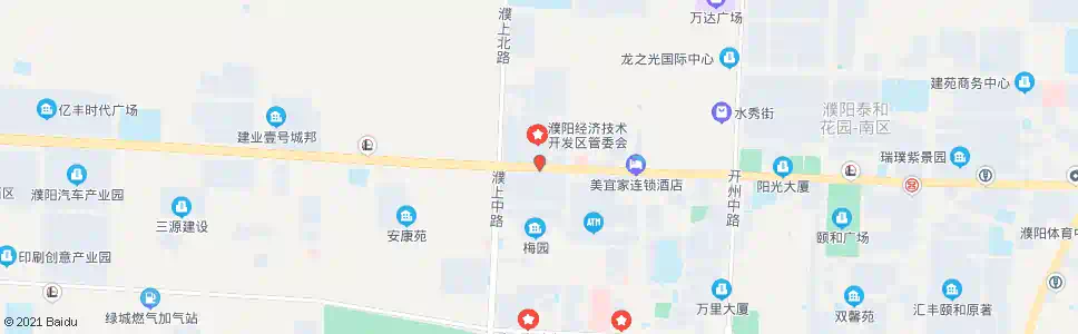濮阳开发区管委会_公交站地图_濮阳公交_妙搜公交查询2025