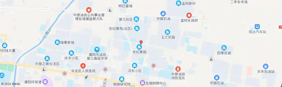 濮阳世纪景苑_公交站地图_濮阳公交_妙搜公交查询2025