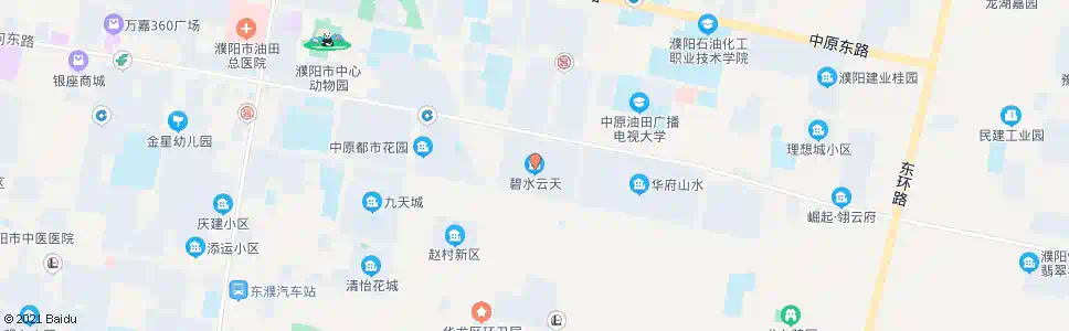 濮阳碧水云天_公交站地图_濮阳公交_妙搜公交查询2025
