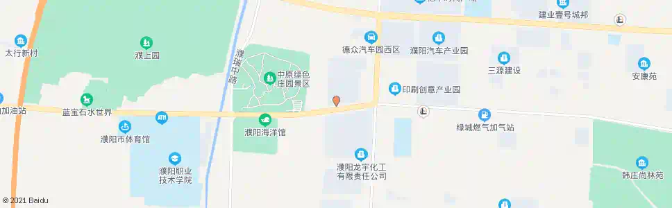 濮阳铁鹰酒店_公交站地图_濮阳公交_妙搜公交查询2025
