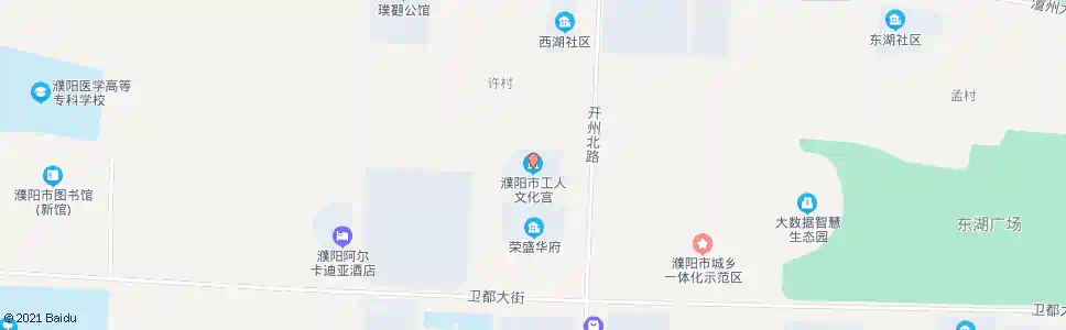 濮阳市文化宫_公交站地图_濮阳公交_妙搜公交查询2025
