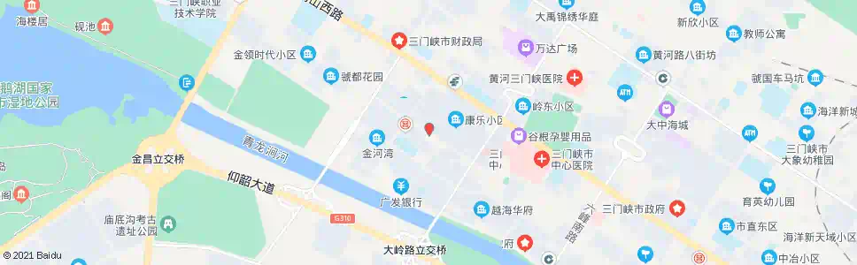 三门峡康乐家园南门_公交站地图_三门峡公交_妙搜公交查询2025