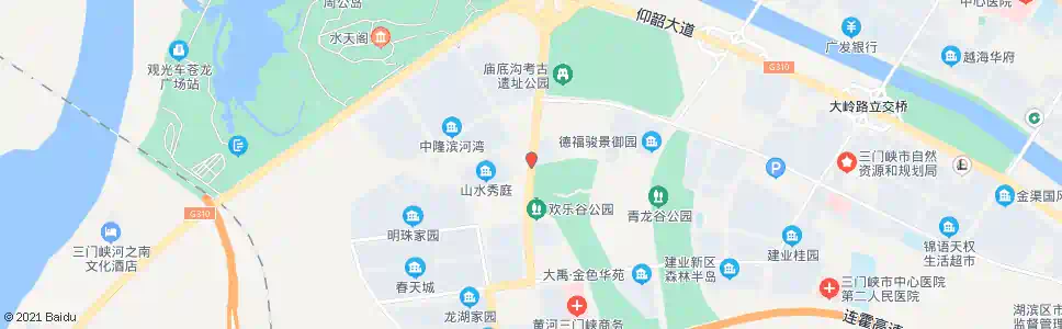 三门峡欢乐谷公园_公交站地图_三门峡公交_妙搜公交查询2025