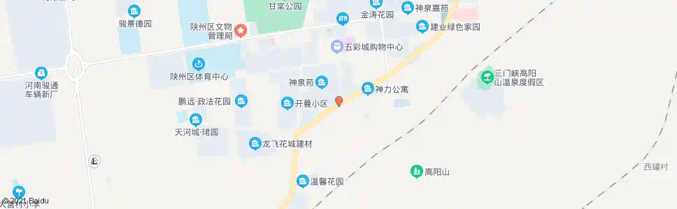 三门峡金色阳光_公交站地图_三门峡公交_妙搜公交查询2025