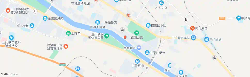 三门峡中金华庭_公交站地图_三门峡公交_妙搜公交查询2025