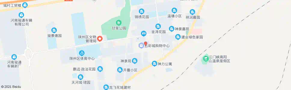 三门峡中汇五彩城_公交站地图_三门峡公交_妙搜公交查询2025