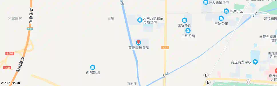 商丘同心园食品公司_公交站地图_商丘公交_妙搜公交查询2025