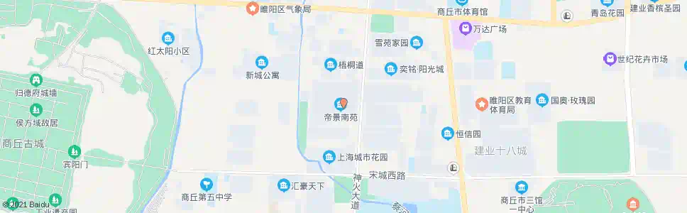 商丘帝景花园_公交站地图_商丘公交_妙搜公交查询2025