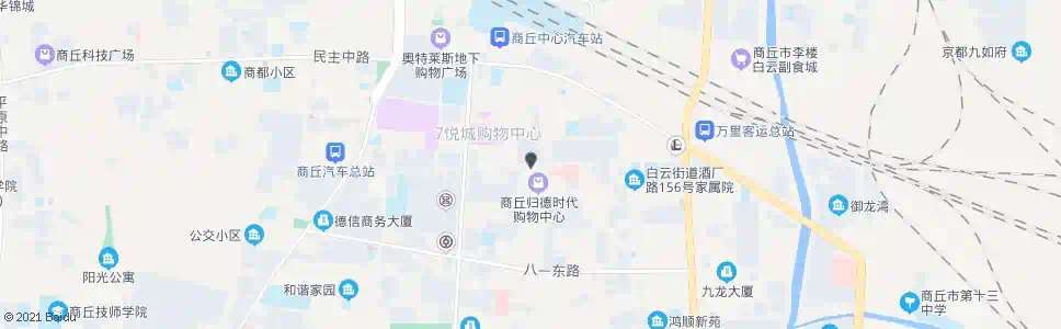 商丘白云游乐园_公交站地图_商丘公交_妙搜公交查询2025