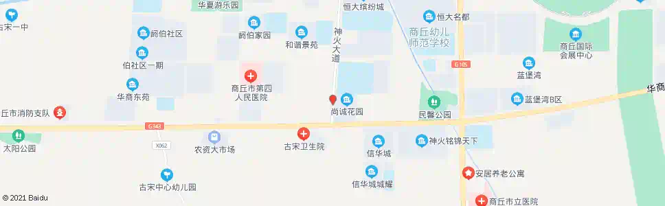 商丘电视台新址_公交站地图_商丘公交_妙搜公交查询2025