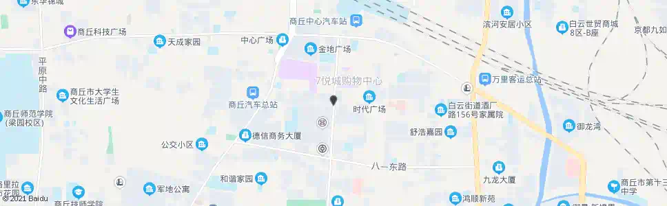 商丘团结路口(神火大道)_公交站地图_商丘公交_妙搜公交查询2025