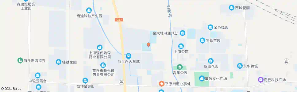 商丘农校_公交站地图_商丘公交_妙搜公交查询2025