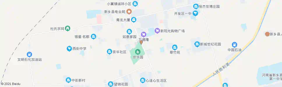 新乡京华园_公交站地图_新乡公交_妙搜公交查询2025