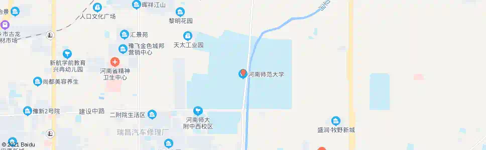新乡河师大小区_公交站地图_新乡公交_妙搜公交查询2025