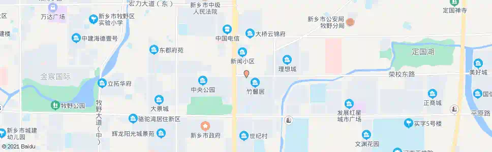 新乡新中大道荣校路_公交站地图_新乡公交_妙搜公交查询2025