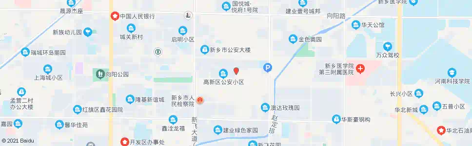 新乡公安小区_公交站地图_新乡公交_妙搜公交查询2025