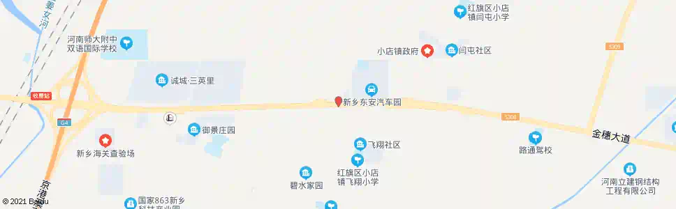 新乡小店北口_公交站地图_新乡公交_妙搜公交查询2025