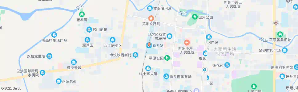新乡杨街_公交站地图_新乡公交_妙搜公交查询2025