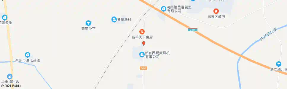 新乡鲁堡南_公交站地图_新乡公交_妙搜公交查询2025
