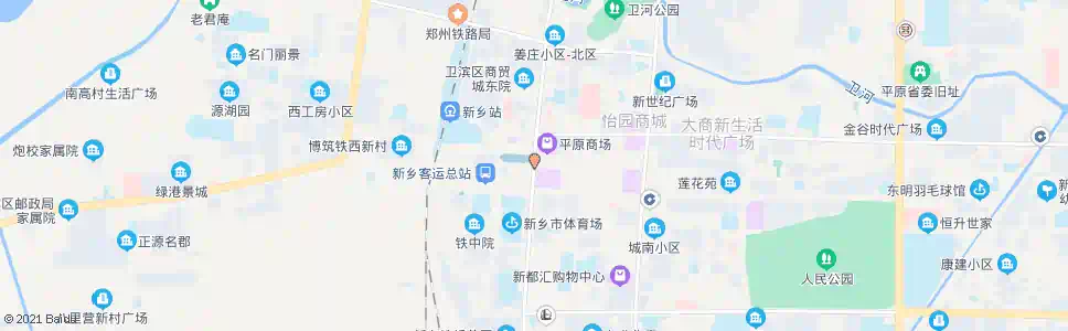 新乡平原公园_公交站地图_新乡公交_妙搜公交查询2025