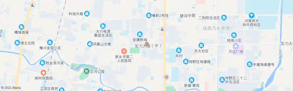 新乡宏力大道郊委路口_公交站地图_新乡公交_妙搜公交查询2025