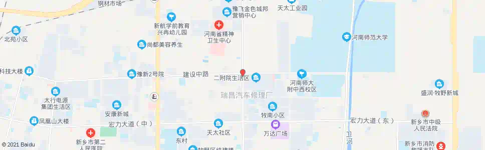 新乡新飞大道建设路口_公交站地图_新乡公交_妙搜公交查询2025