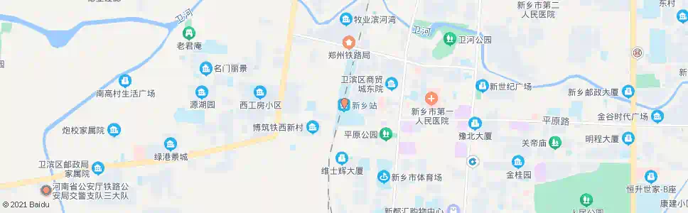 新乡平原桥_公交站地图_新乡公交_妙搜公交查询2025