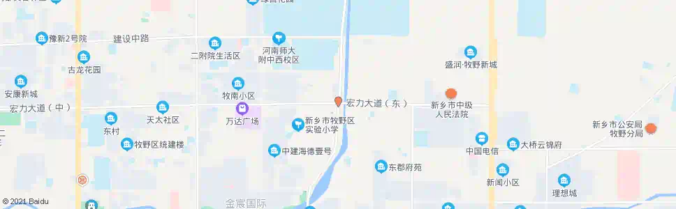 新乡五一路东牧野大道口_公交站地图_新乡公交_妙搜公交查询2025