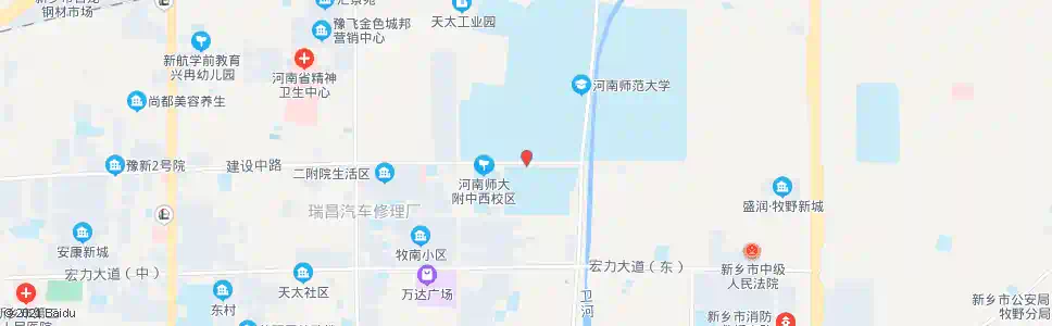 新乡河师大_公交站地图_新乡公交_妙搜公交查询2025
