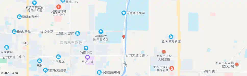 新乡建设桥_公交站地图_新乡公交_妙搜公交查询2025