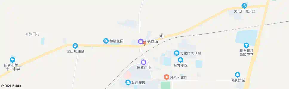 新乡凤泉区北站市场_公交站地图_新乡公交_妙搜公交查询2025