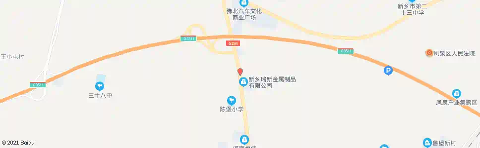 新乡陈堡北_公交站地图_新乡公交_妙搜公交查询2025