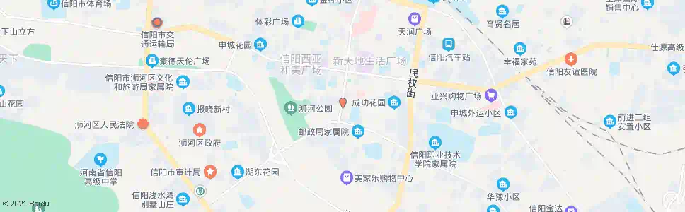信阳信阳日报社_公交站地图_信阳公交_妙搜公交查询2025