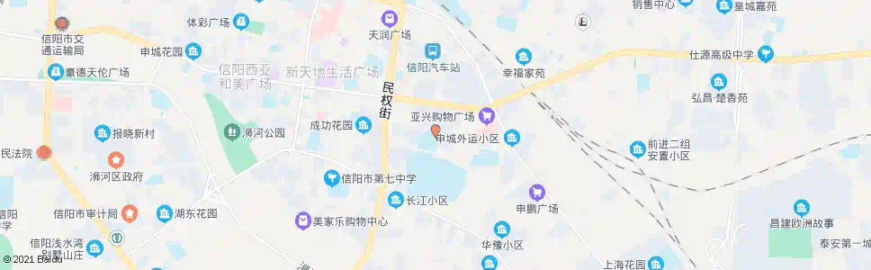 信阳铁一小_公交站地图_信阳公交_妙搜公交查询2025