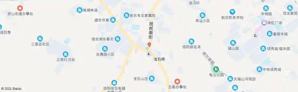 信阳宝石桥(公交三公司)_公交站地图_信阳公交_妙搜公交查询2025