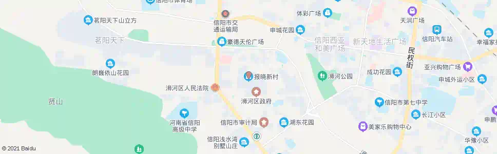 信阳报晓新村_公交站地图_信阳公交_妙搜公交查询2025