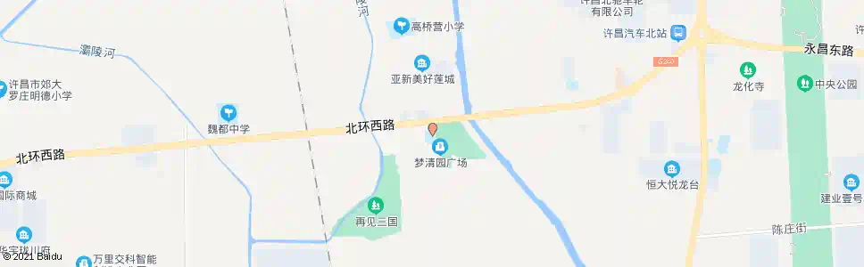 许昌十四中_公交站地图_许昌公交_妙搜公交查询2025