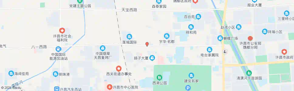 许昌八一路西口_公交站地图_许昌公交_妙搜公交查询2025