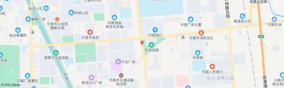 许昌学院路建安大道路口_公交站地图_许昌公交_妙搜公交查询2025