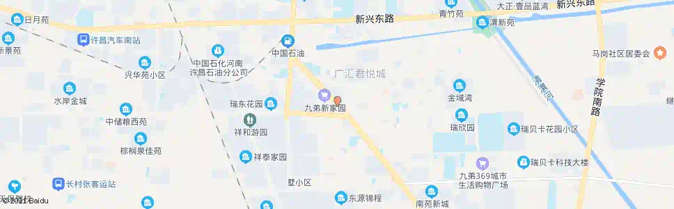 许昌文兴路(北行)_公交站地图_许昌公交_妙搜公交查询2025