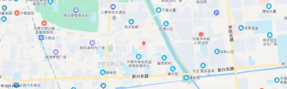 许昌市中医院北门_公交站地图_许昌公交_妙搜公交查询2025