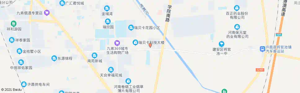 许昌瑞贝卡公司_公交站地图_许昌公交_妙搜公交查询2025