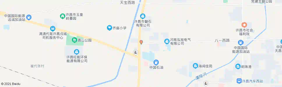 许昌八一厂_公交站地图_许昌公交_妙搜公交查询2025