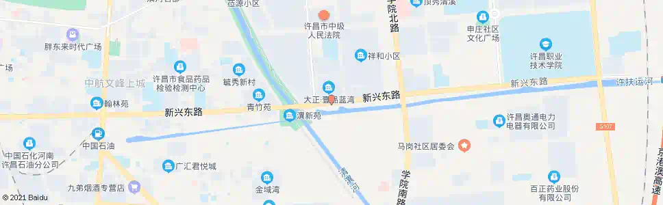 许昌一品蓝湾_公交站地图_许昌公交_妙搜公交查询2025
